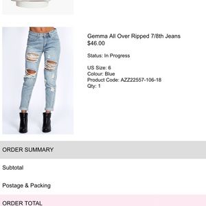 Ripped jeans